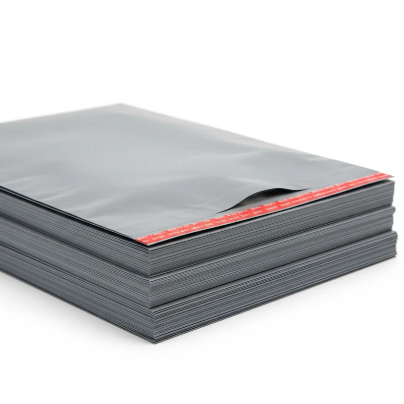 Stack of 12 x 16 Grey Mailing Bags