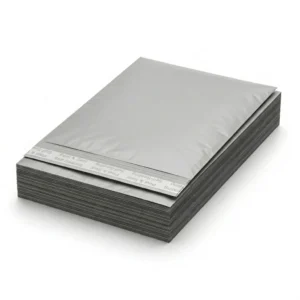Stack of 9x12 Grey Mailing Bags