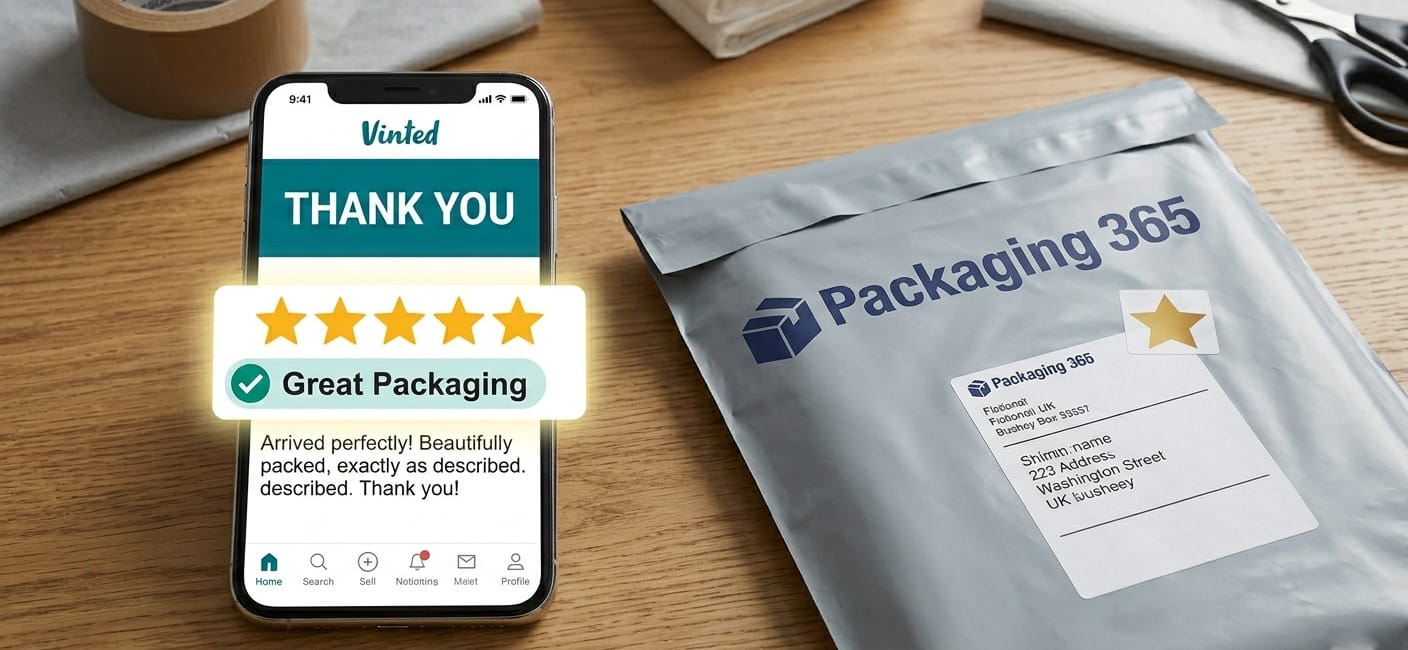 How to Get ‘Great Packaging’ Feedback on Vinted: The 5-Star Seller Guide - Packaging 365