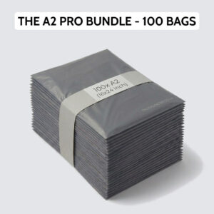 16" x 21" Large Grey Mailing Bags (A2 Size) – Heavy Duty Shipping for Large Items & Bundles (pack of 100)