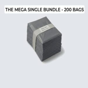 200 x Grey Mailing Bags | 9" x 12" (225x300mm) | Royal Mail Large Letter A4 Size
