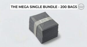 9x12 inch Grey Mailing Bags for Royal Mail Large Letter A4 - 200 pack