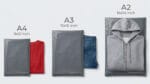 Size Comparison Mixed Grey Mailing Bags Starter Pack A4 A3 A2