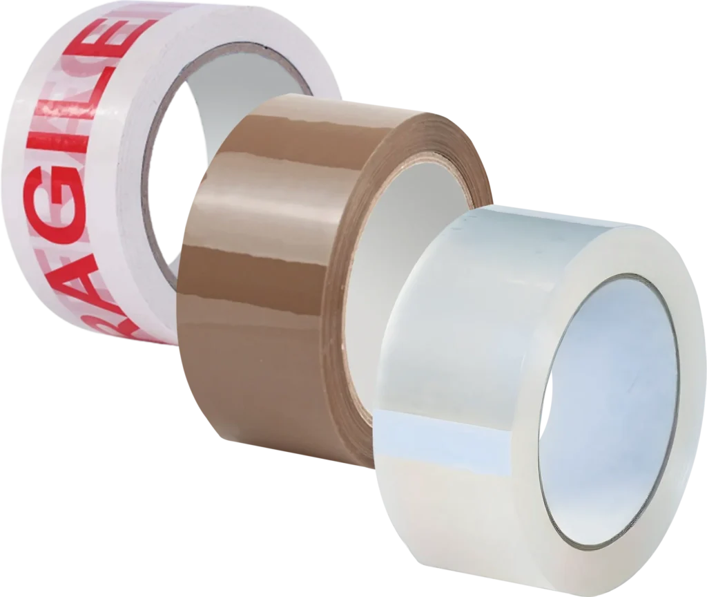Clear Brown and Fragile Parcel Tapes